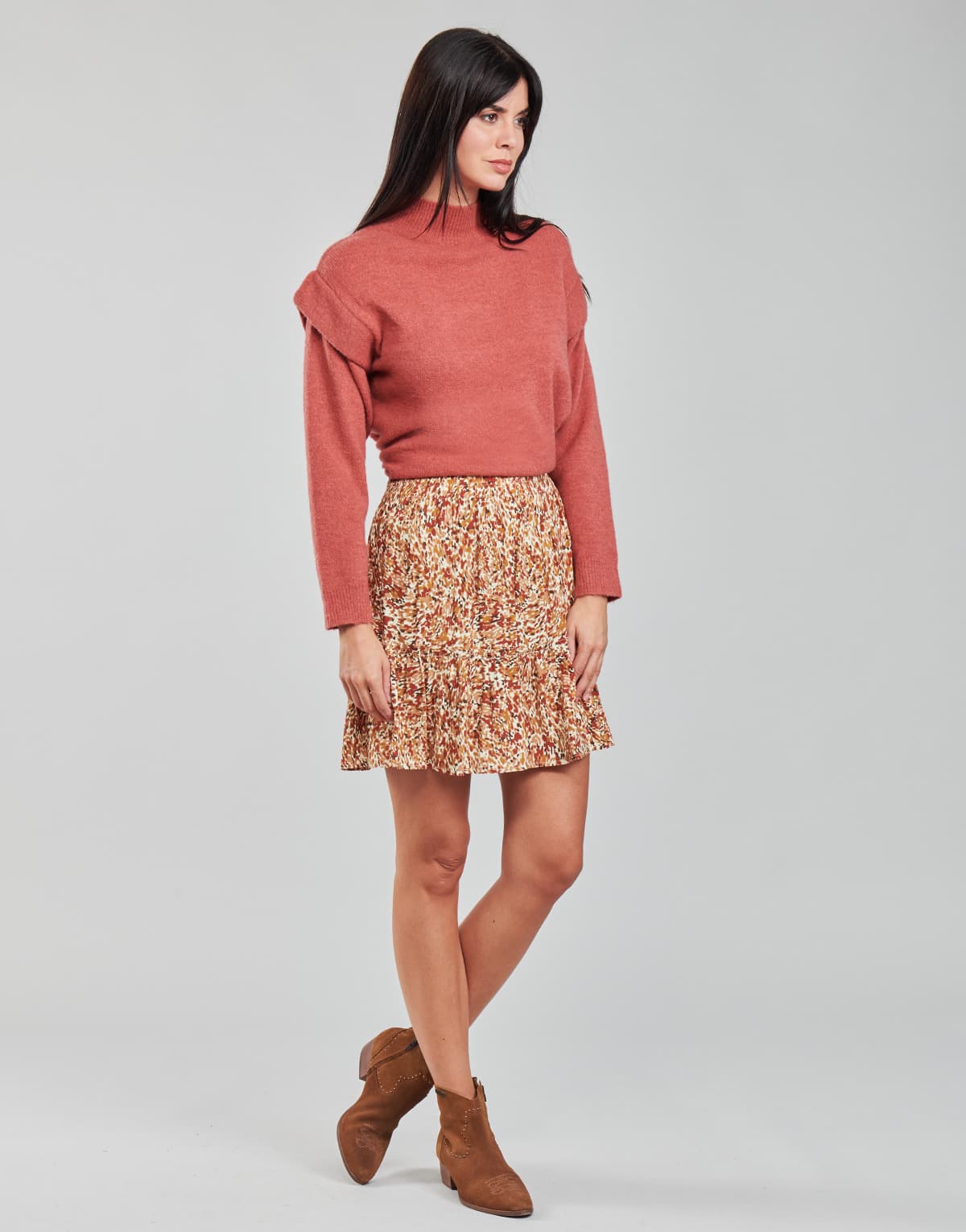 Women's Skirts Betty London Brown