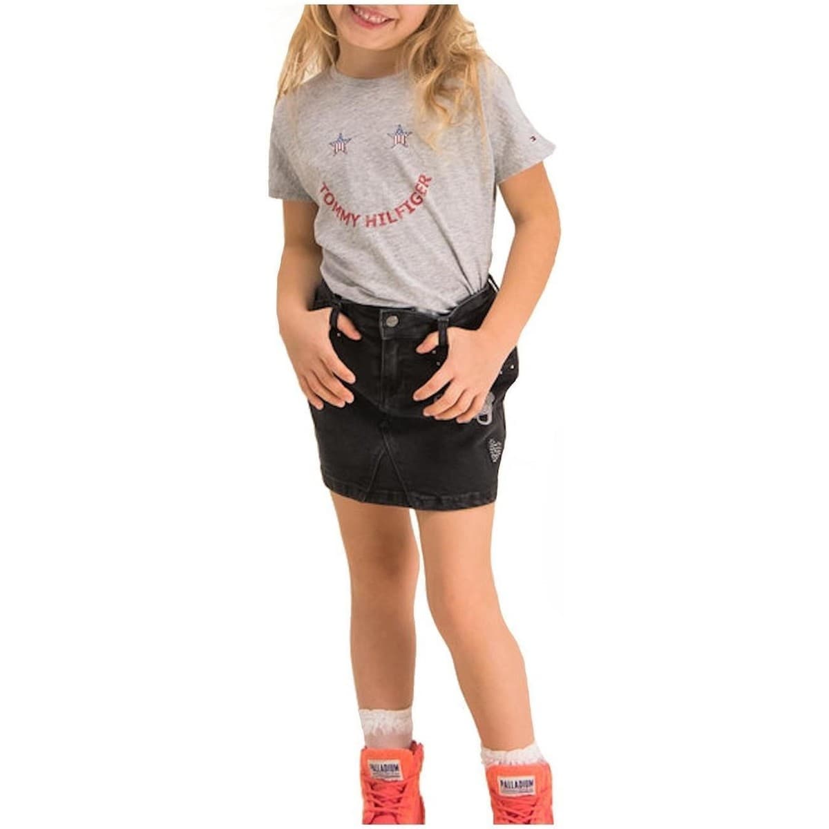 Girls' T-Shirts Tommy Hilfiger Gray