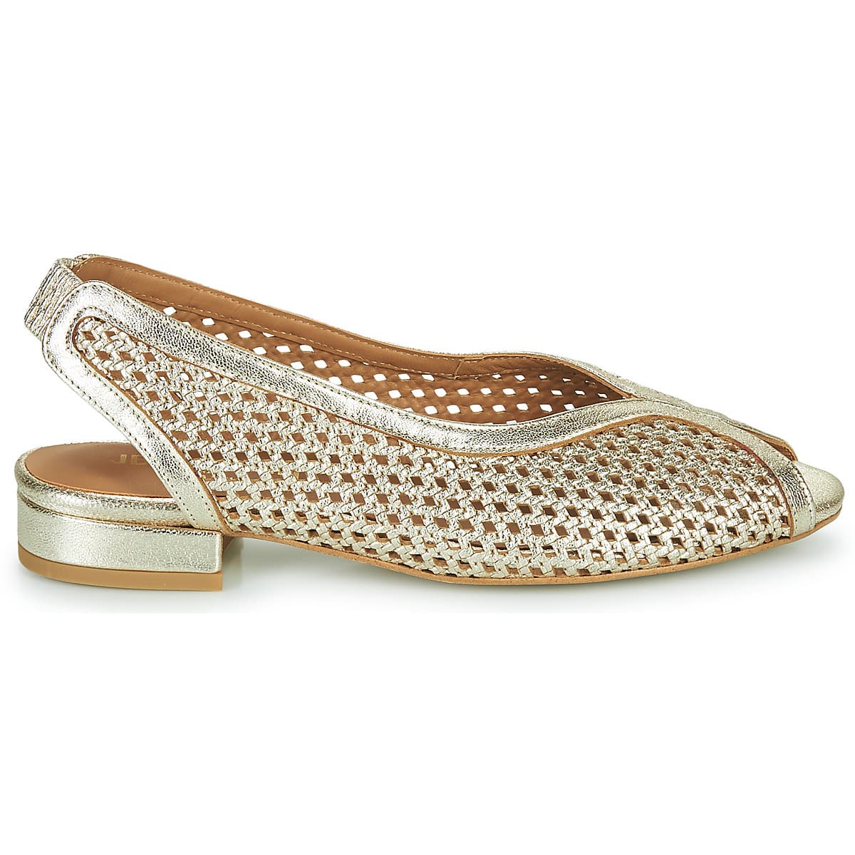Women's Ballet Flats JB Martin Gold