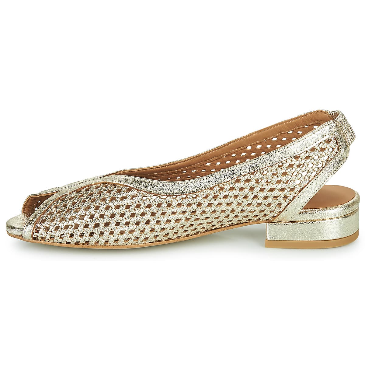 Women's Ballet Flats JB Martin Gold