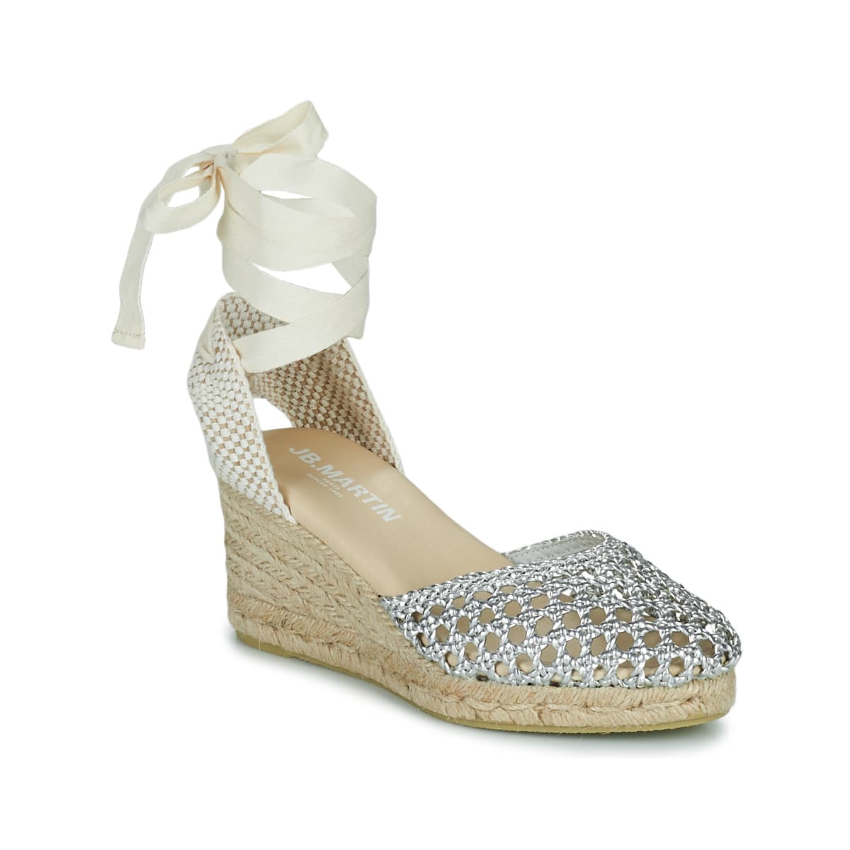 Women's Espadrilles JB Martin Silver