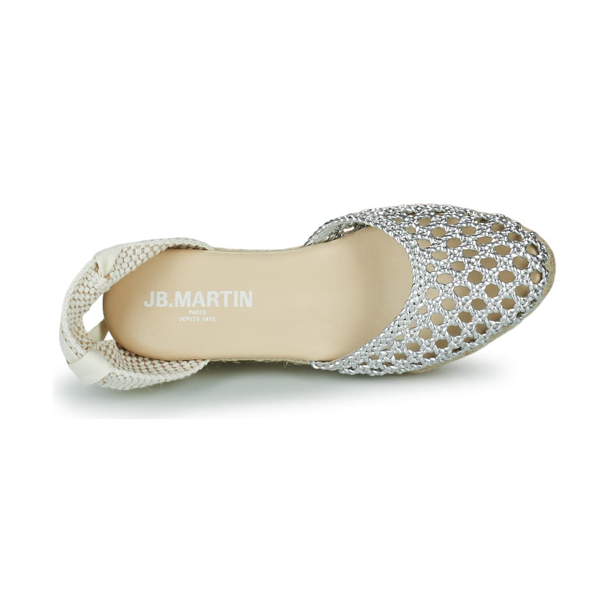 Women's Espadrilles JB Martin Silver