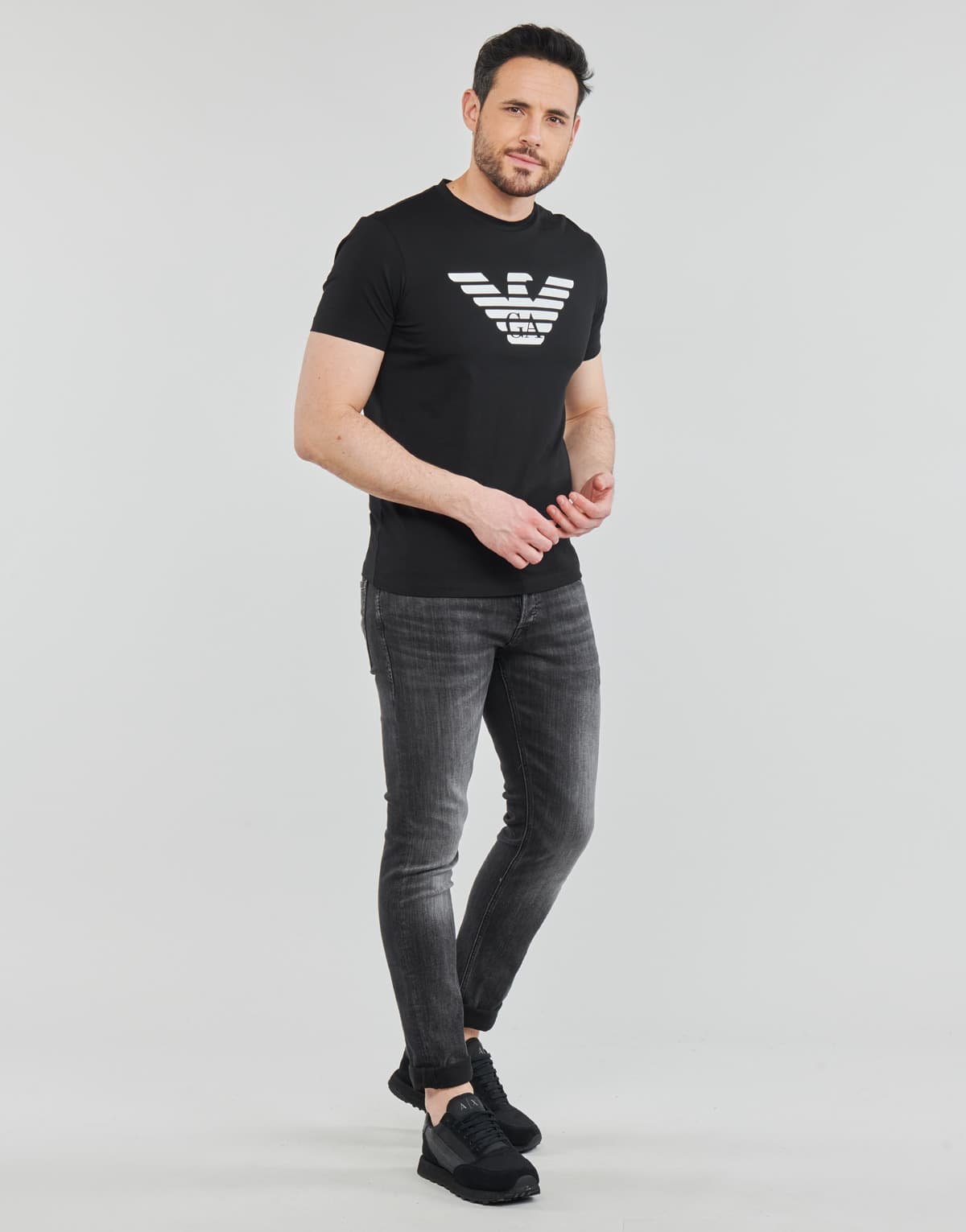 Men's T-Shirts Emporio Armani Black