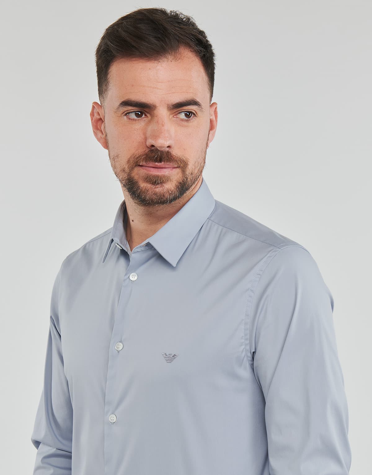 Men's Shirts Emporio Armani Blue