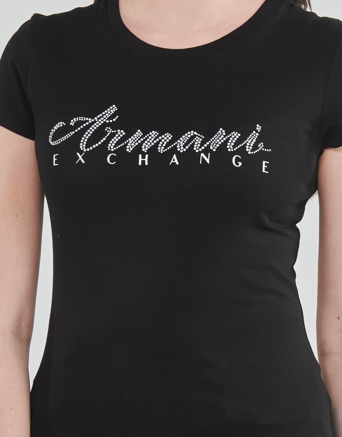Women's T-Shirts Armani Exchange Black