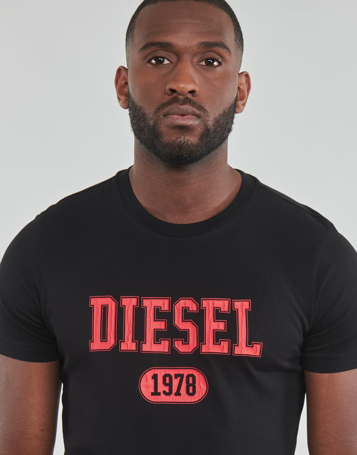 Men's T-Shirts Diesel Black