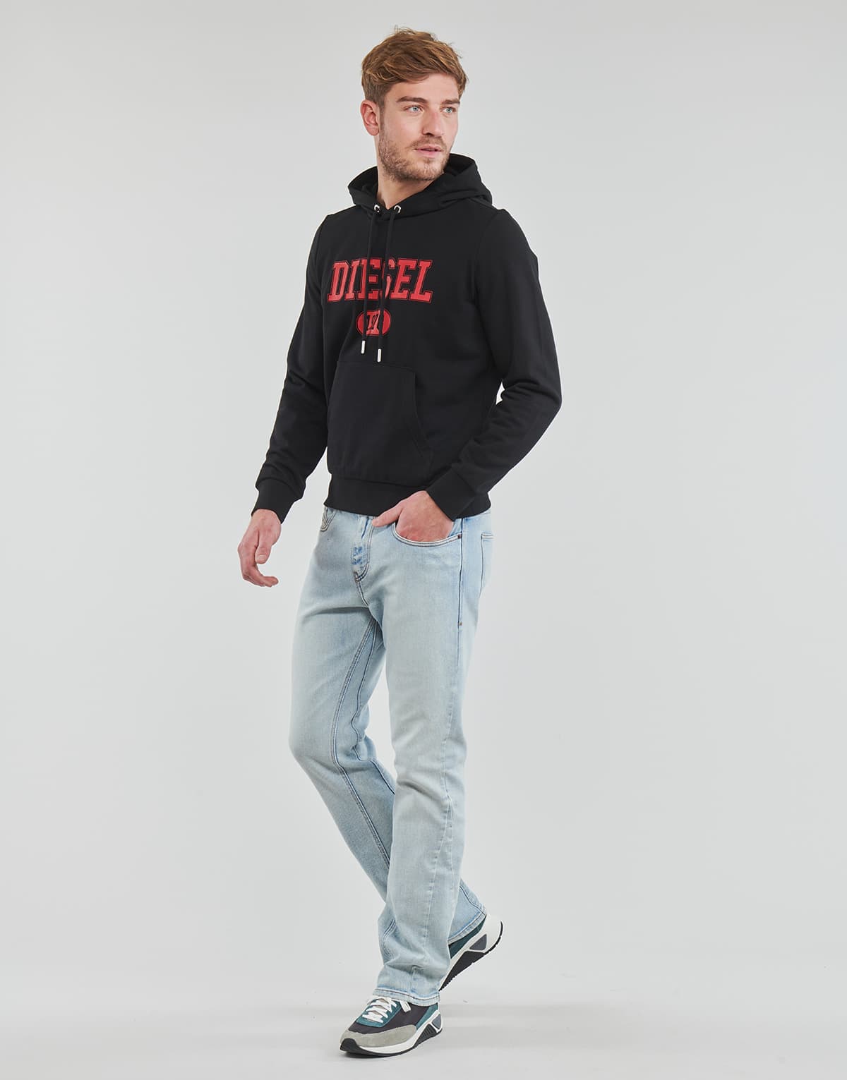 Men's Sweatshirts Diesel Black