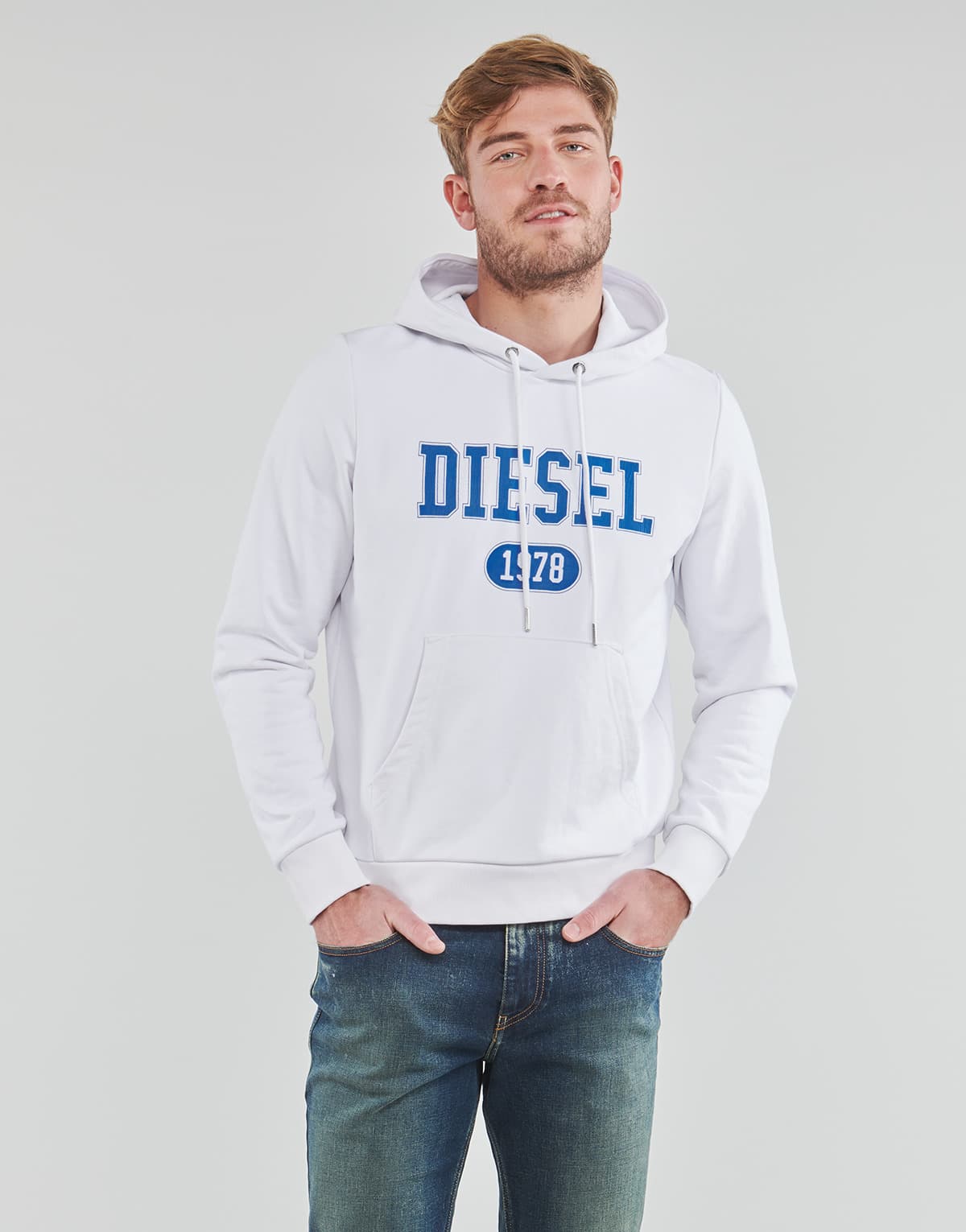 Men's Sweatshirts Diesel White
