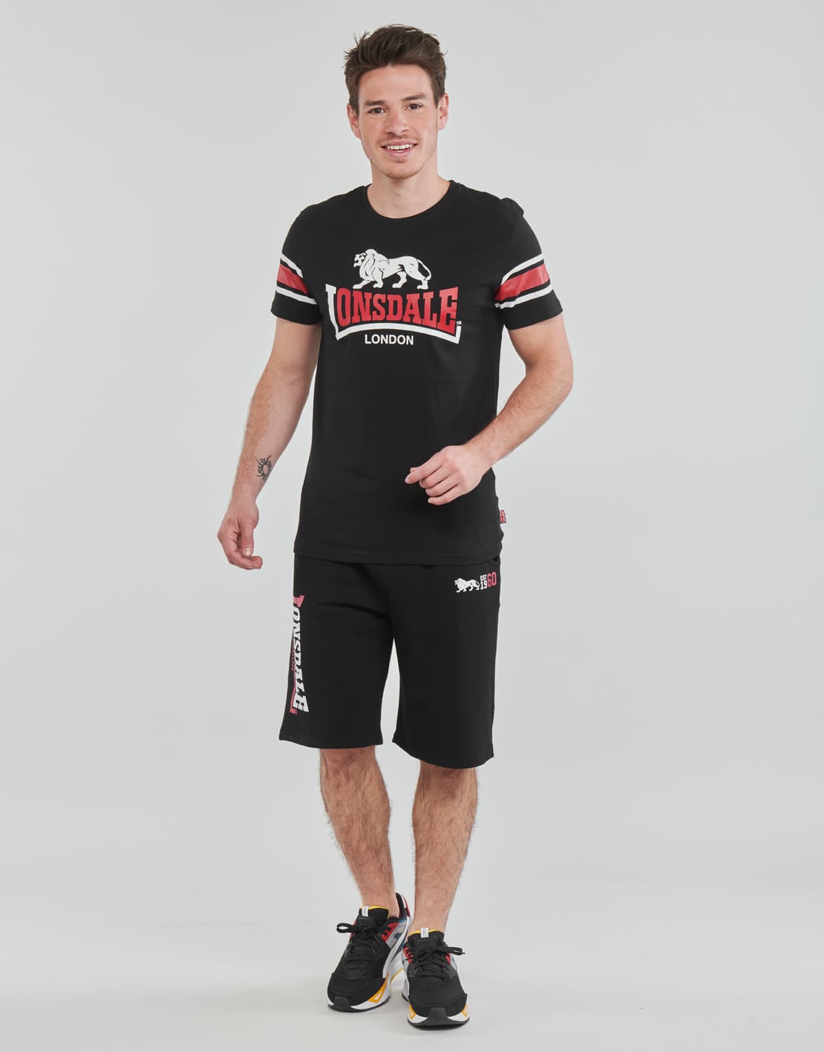 Men's Shorts Lonsdale Black