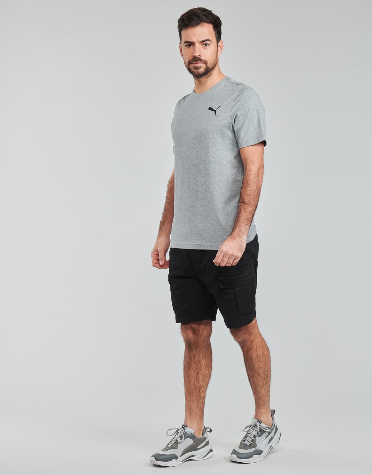 Men's T-Shirts Puma Gray