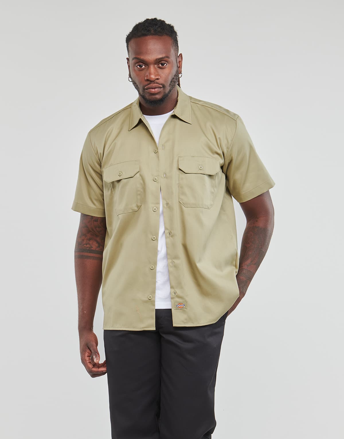 Men's Shirts Dickies Khaki