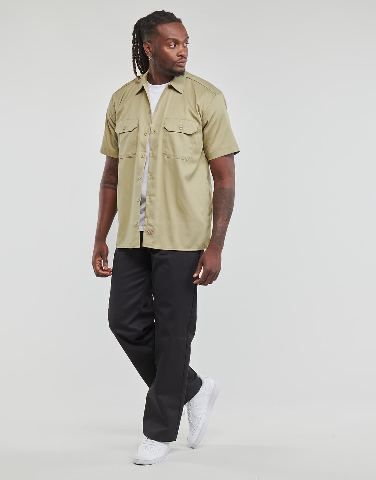 Men's Shirts Dickies Khaki