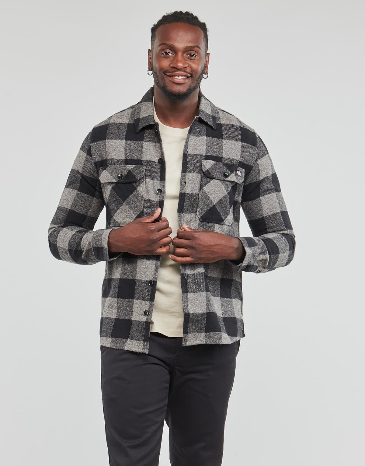 Men's Shirts Dickies Gray