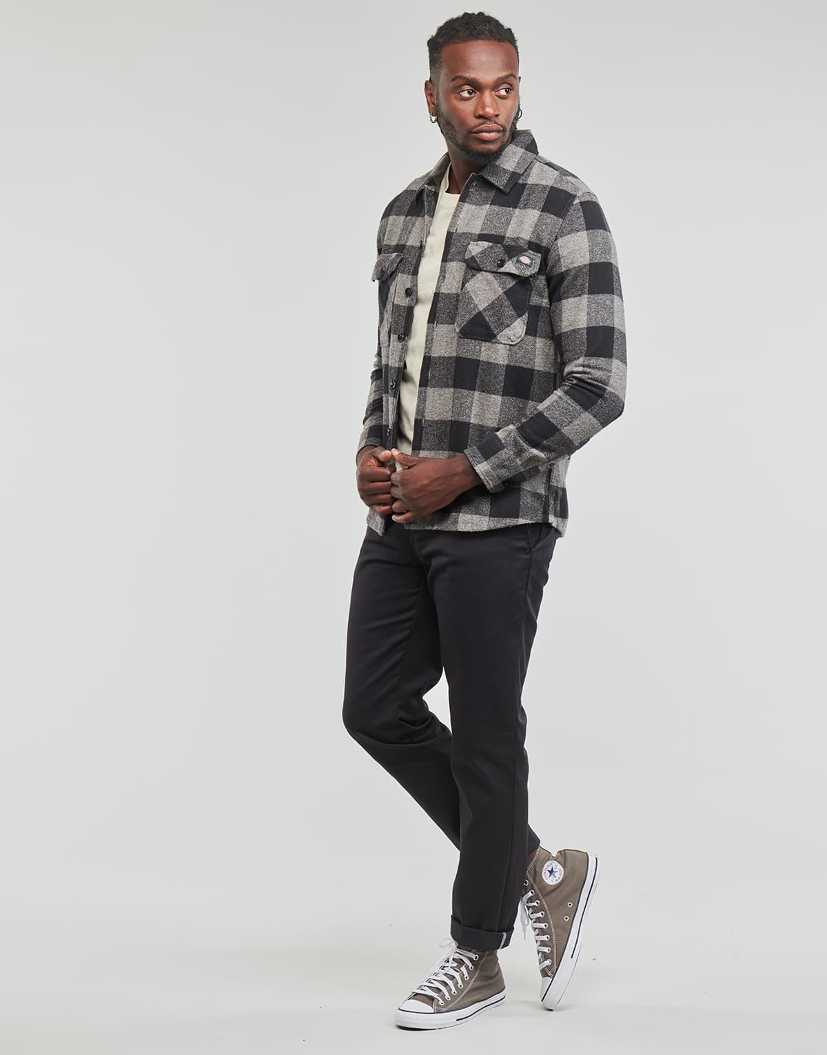 Men's Shirts Dickies Gray