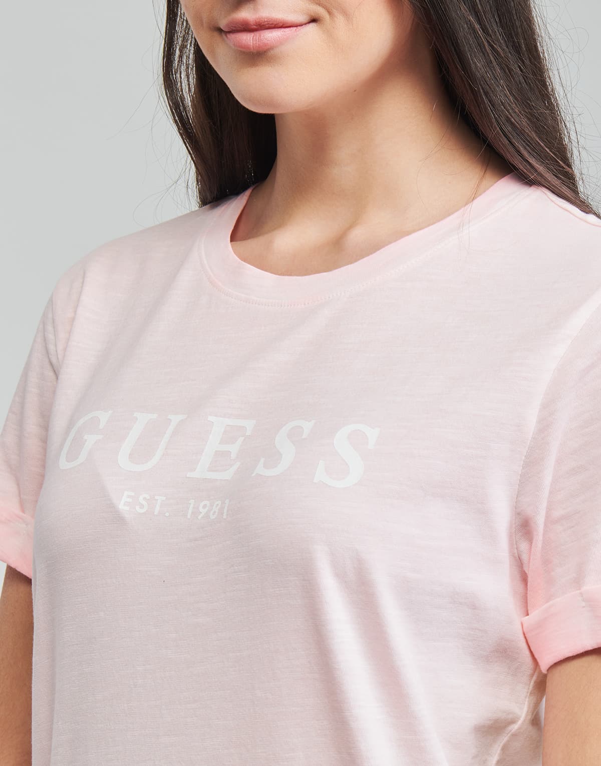 Women's T-Shirts Guess Pink