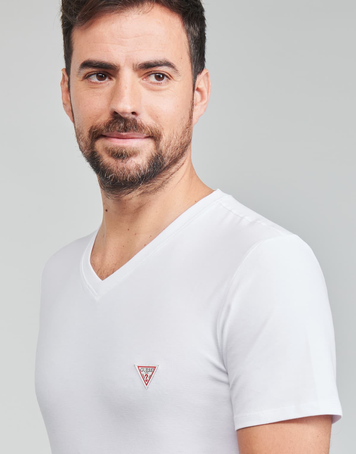 Men's T-Shirts Guess White