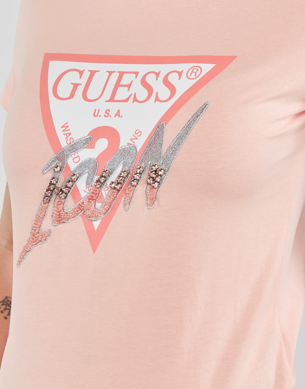 Women's T-Shirts Guess Pink