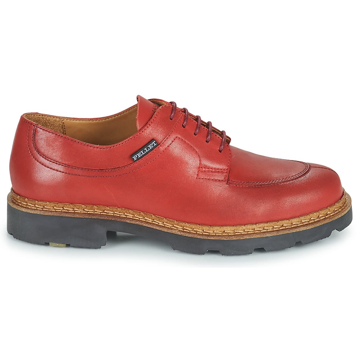 Women's Derby Shoes Pellet Red