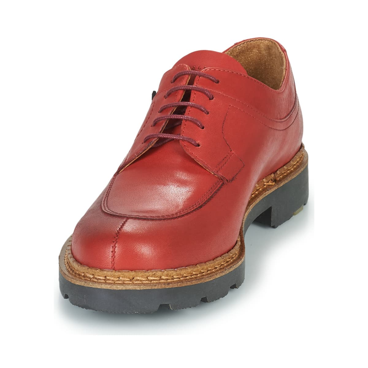 Women's Derby Shoes Pellet Red
