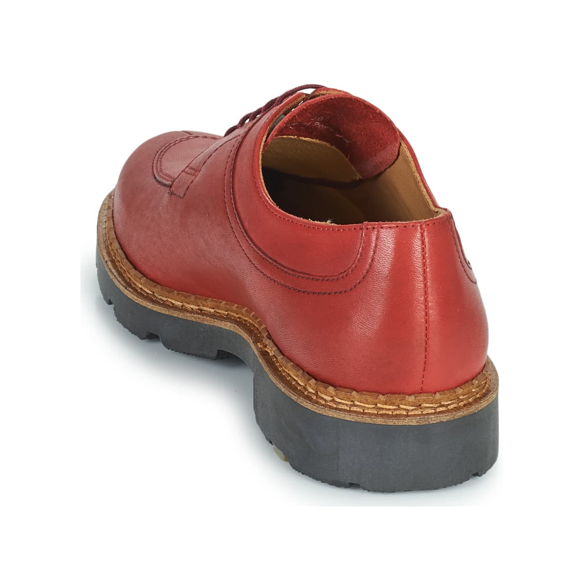 Women's Derby Shoes Pellet Red