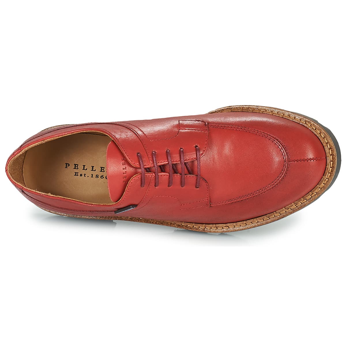 Women's Derby Shoes Pellet Red