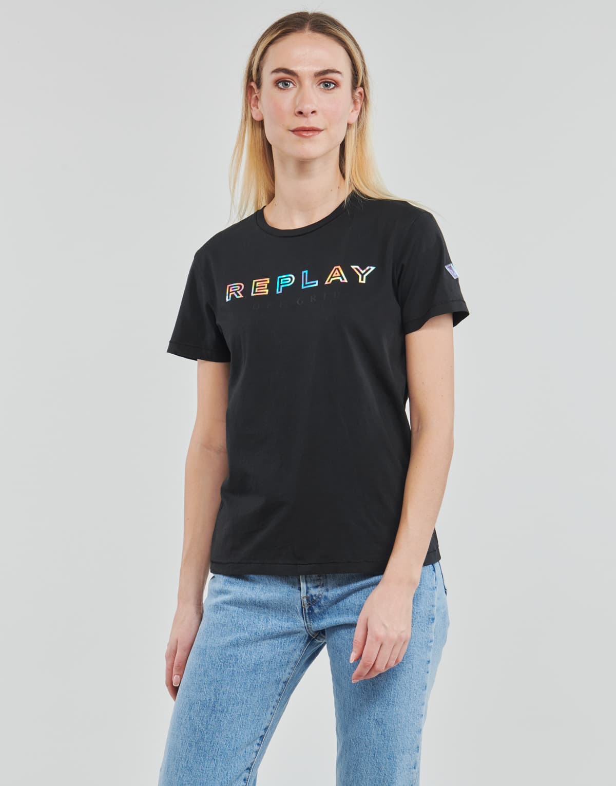 Women's T-Shirts Replay Black