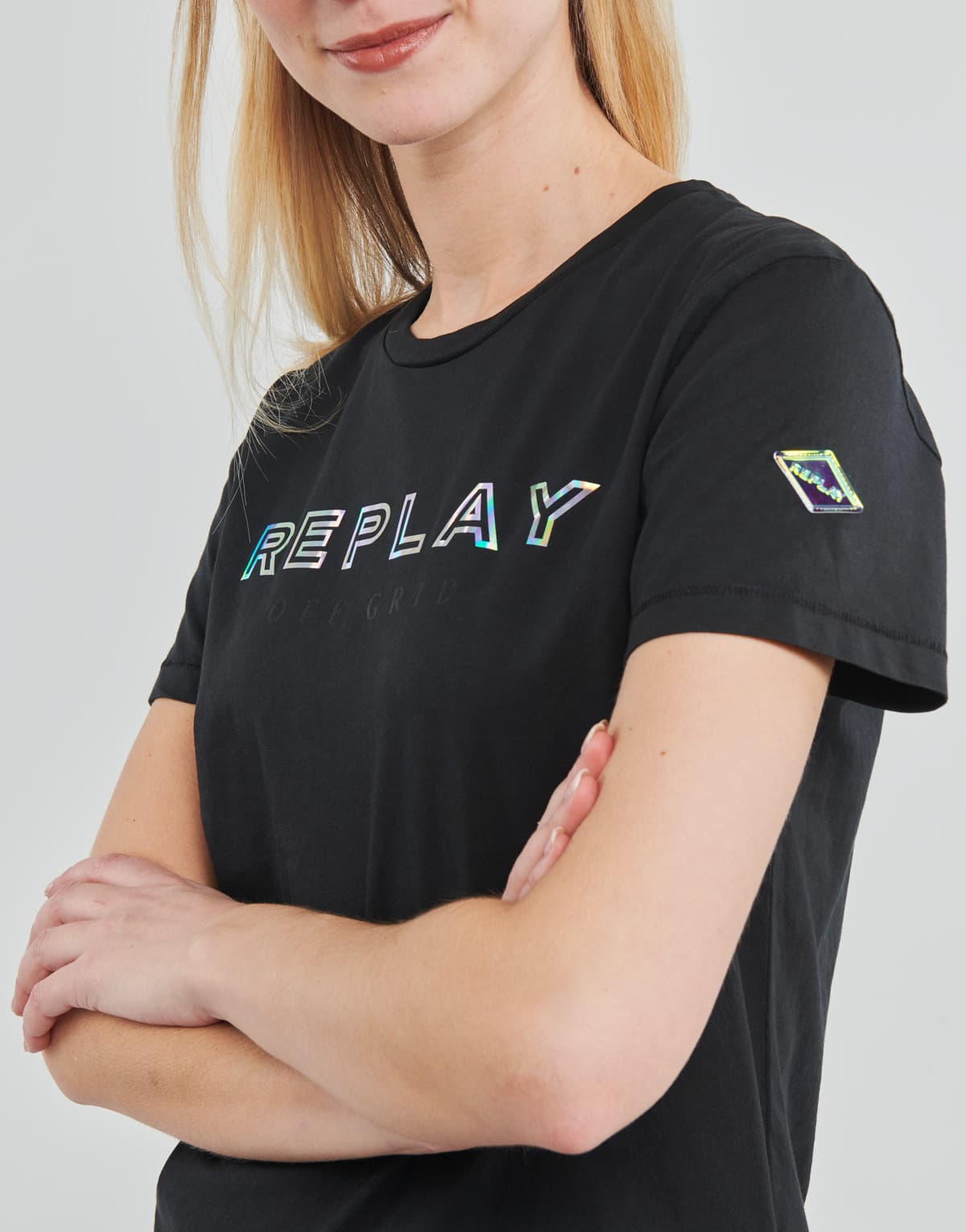 Women's T-Shirts Replay Black