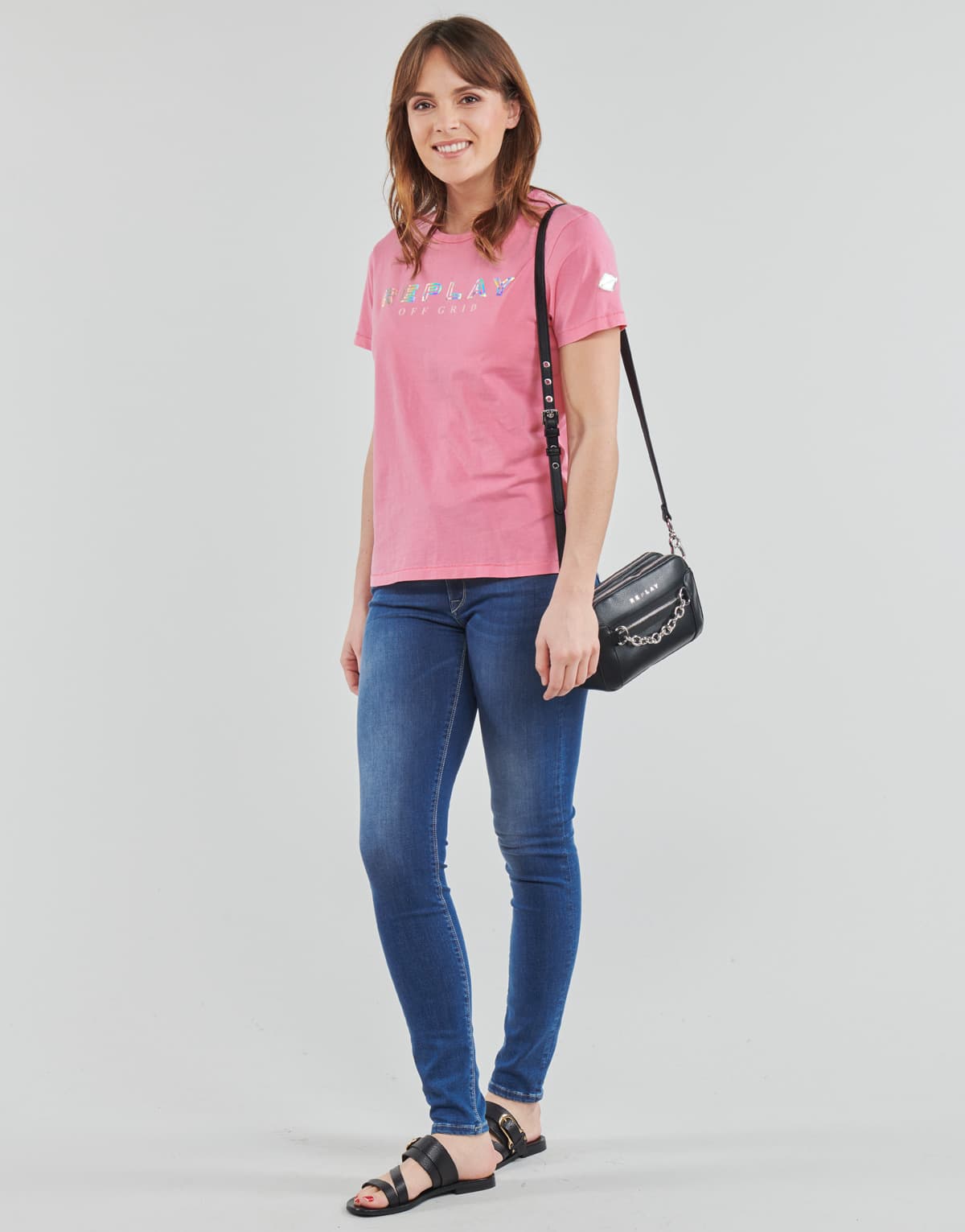 Women's T-Shirts Replay Pink