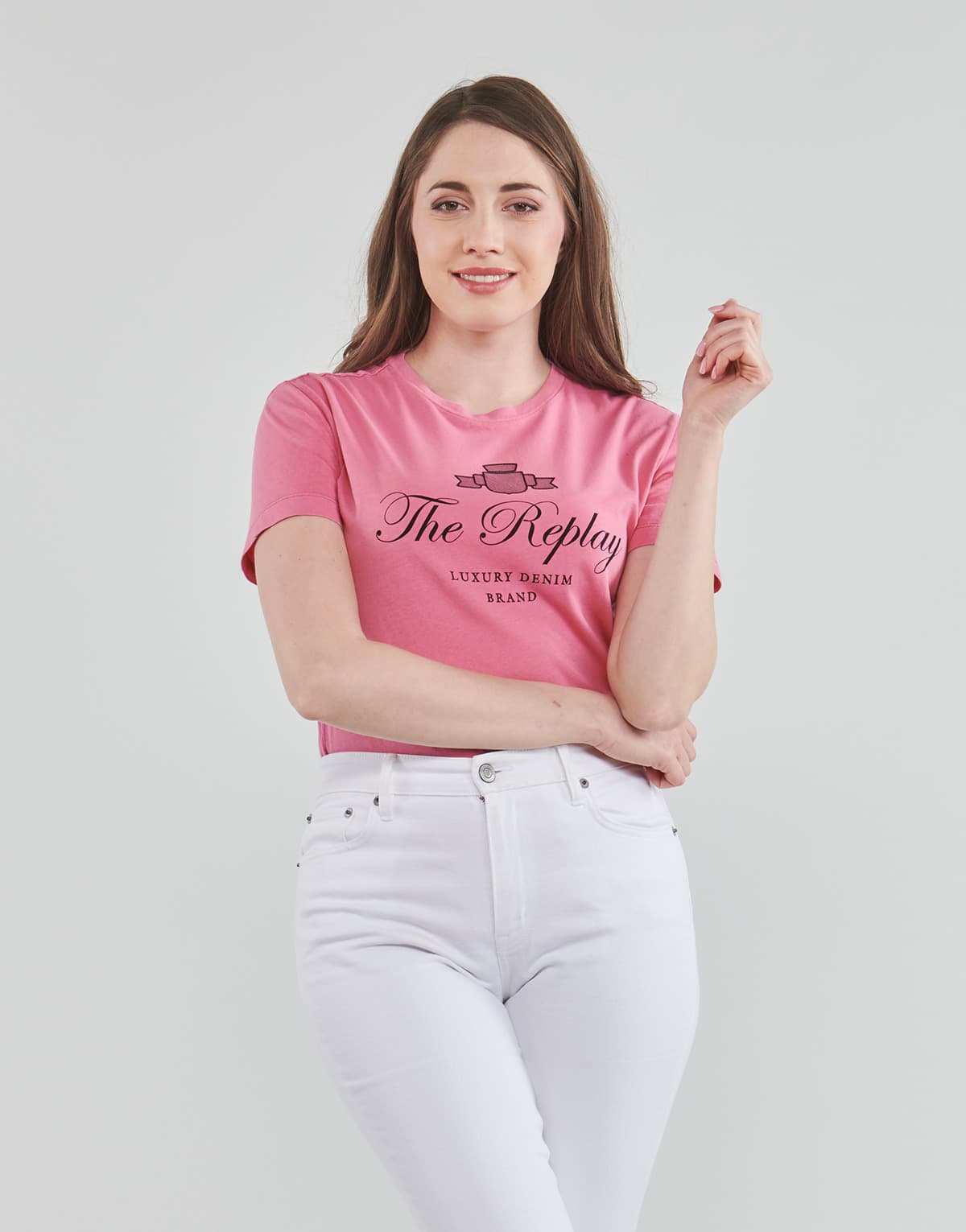 Women's T-Shirts Replay Pink