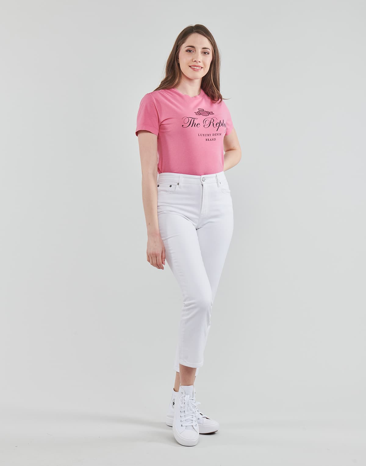 Women's T-Shirts Replay Pink