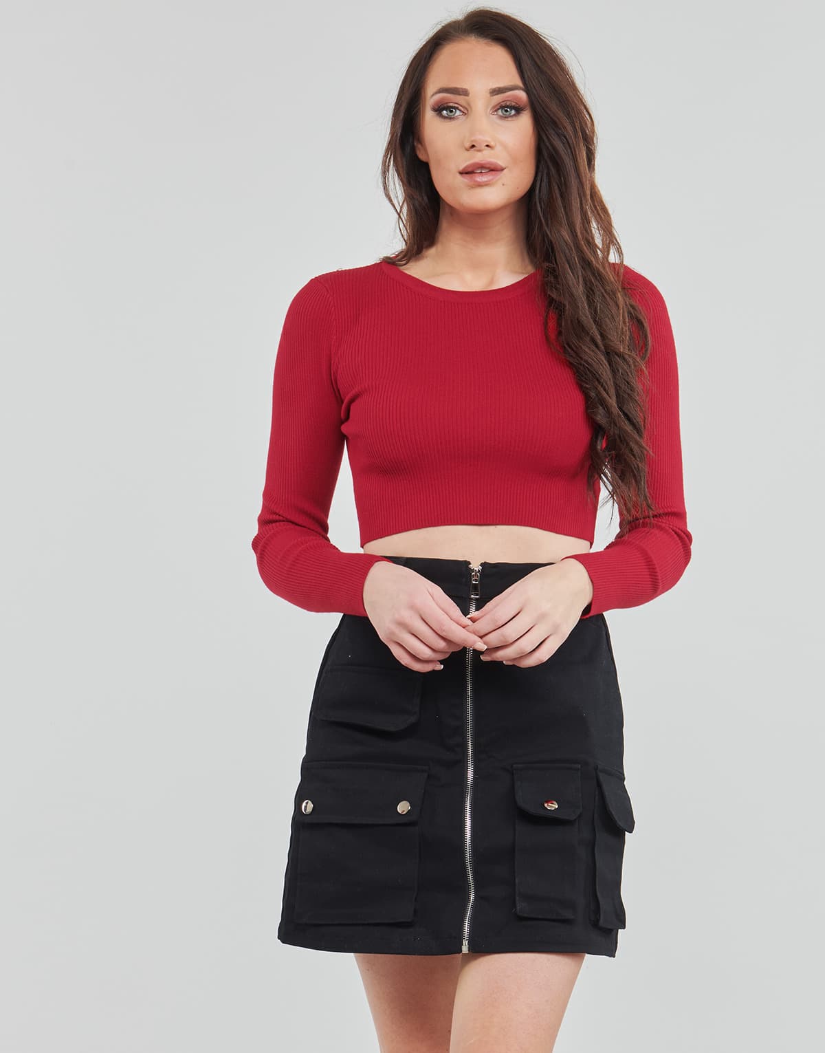 Women's Sweaters Yurban Red