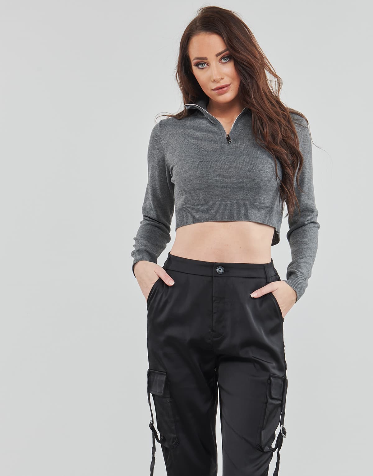 Women's Sweaters Yurban Gray