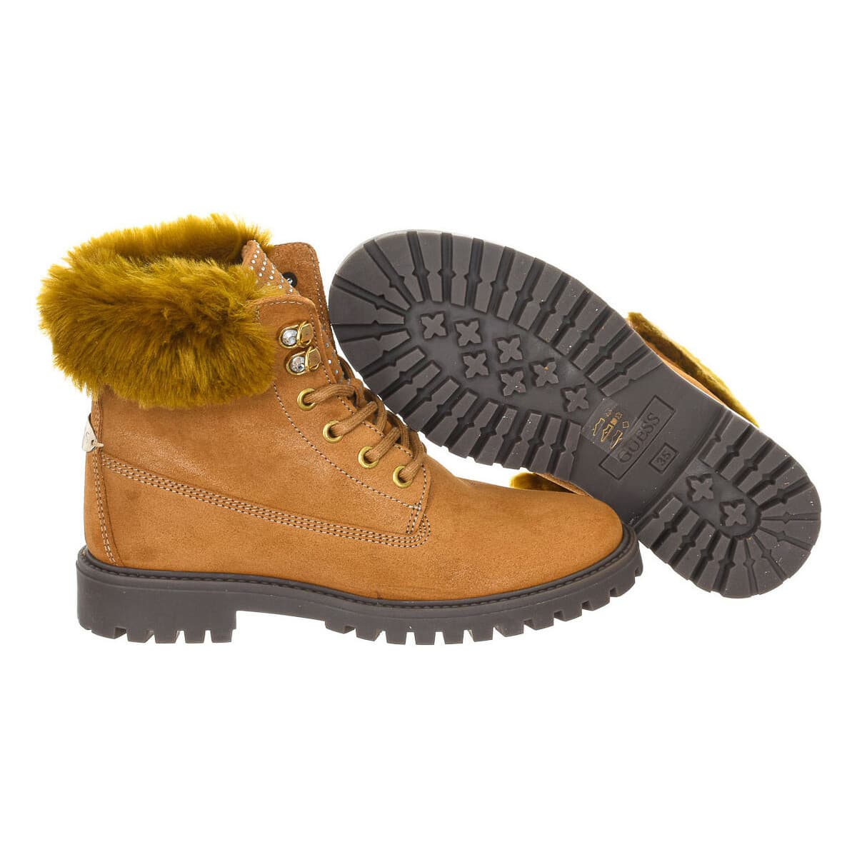 Women's Ankle Boots Guess Brown