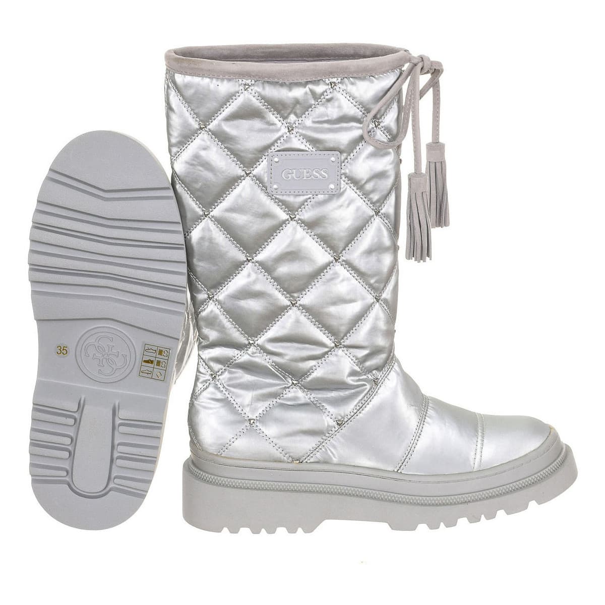 Women's Boots Guess Silver