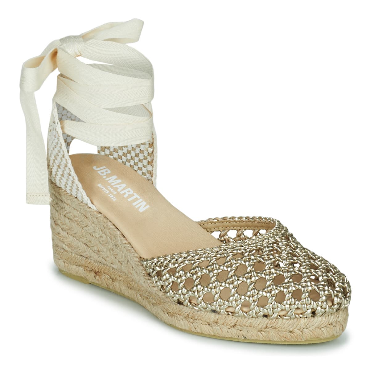 Women's Espadrilles JB Martin Gold