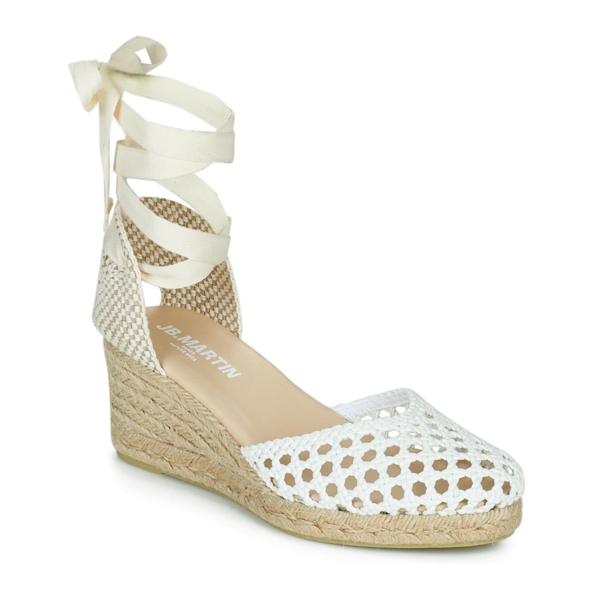 Women's Espadrilles JB Martin White