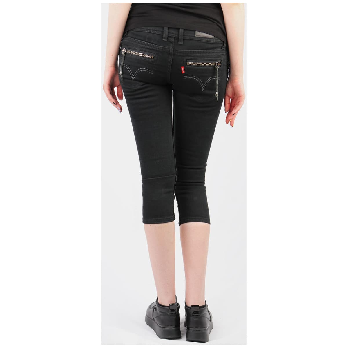 Women's Shorts Levis Black