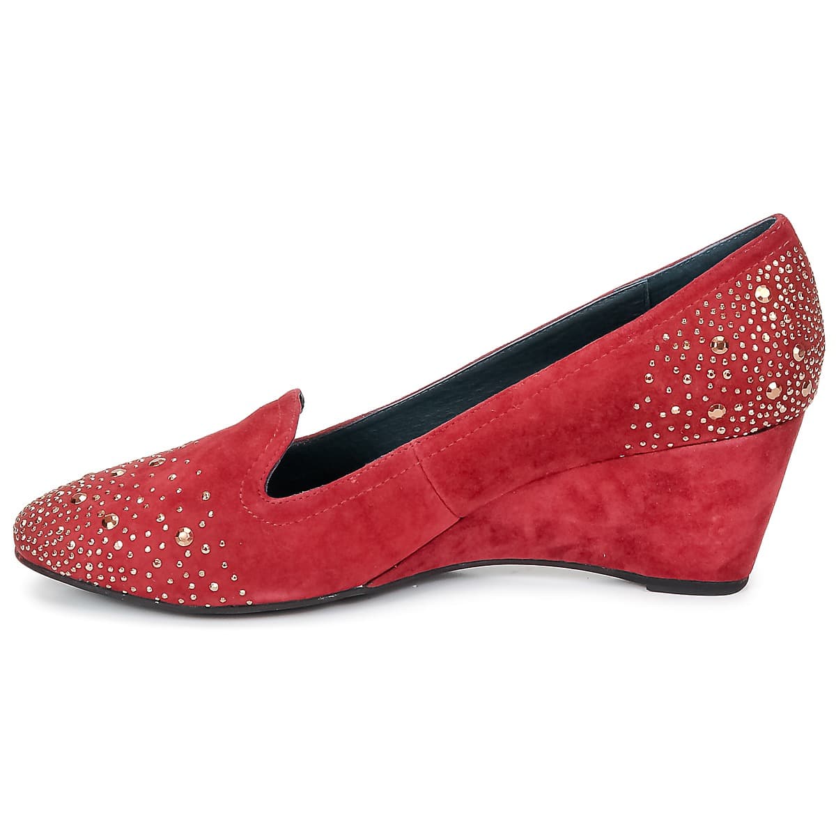 Women's Pumps Couleur Pourpre Red