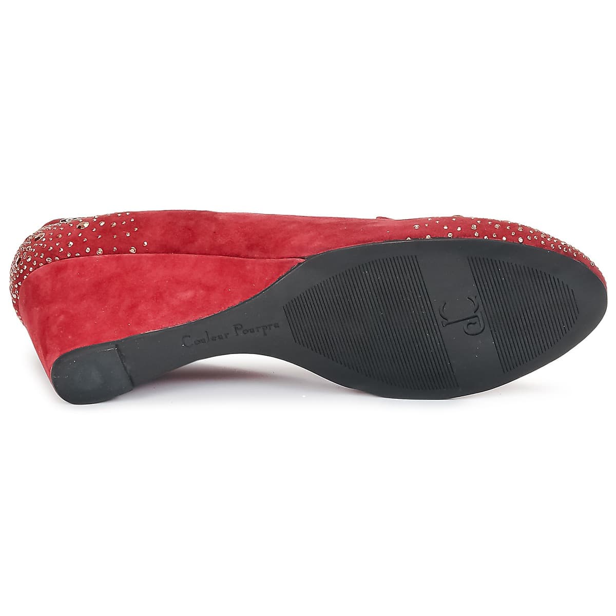Women's Pumps Couleur Pourpre Red