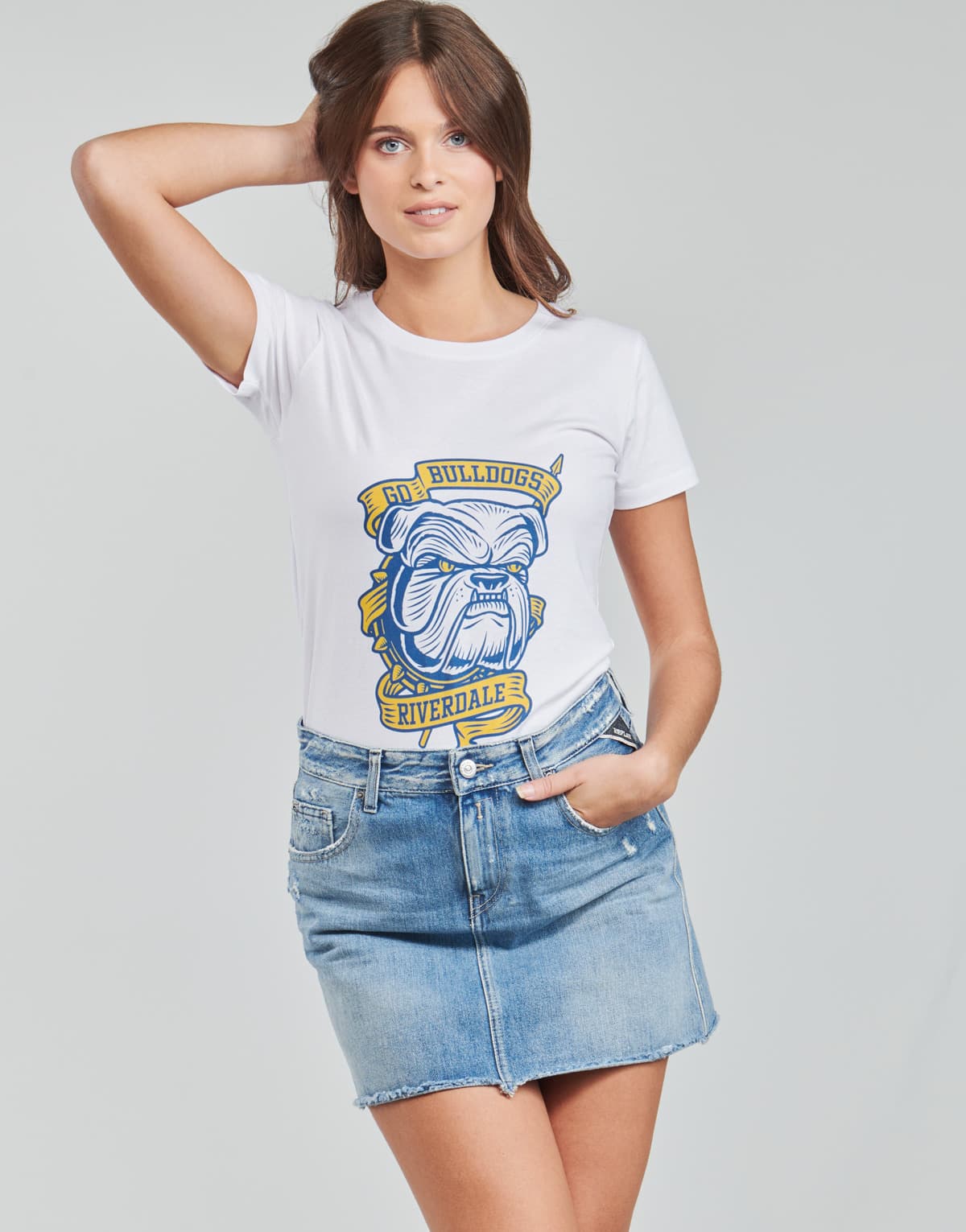Women's T-Shirts Yurban White