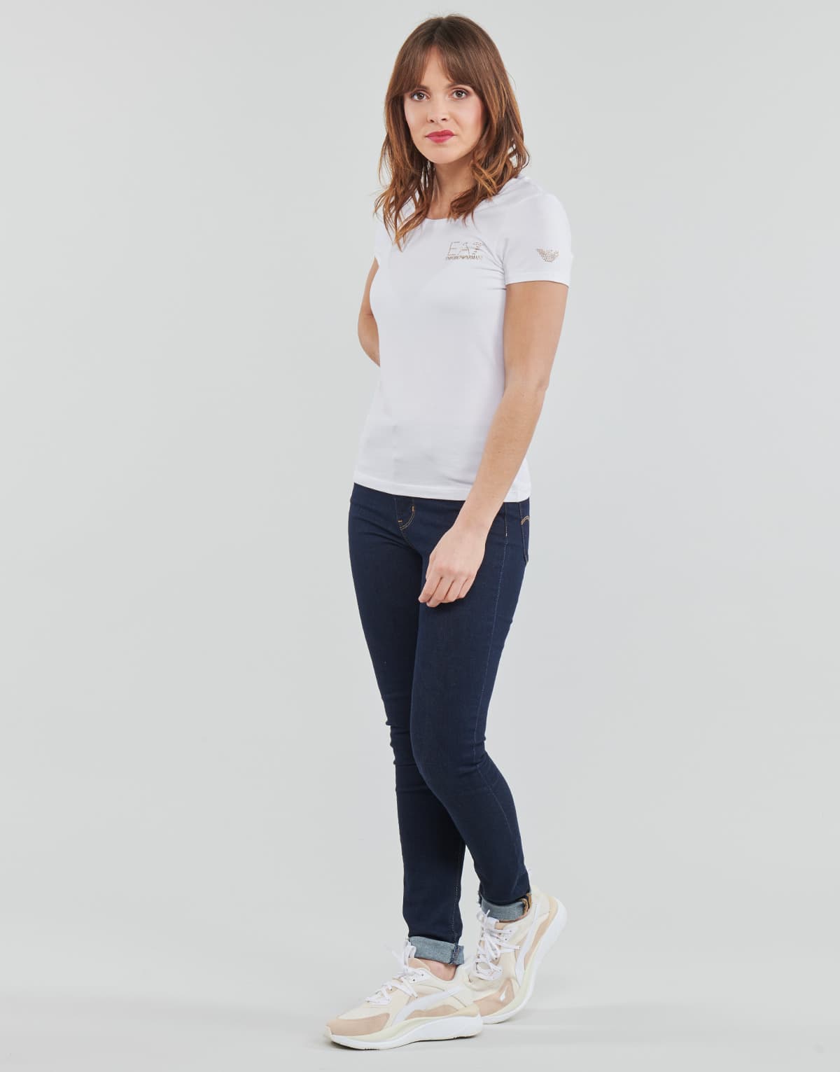 Women's T-Shirts EA7 White