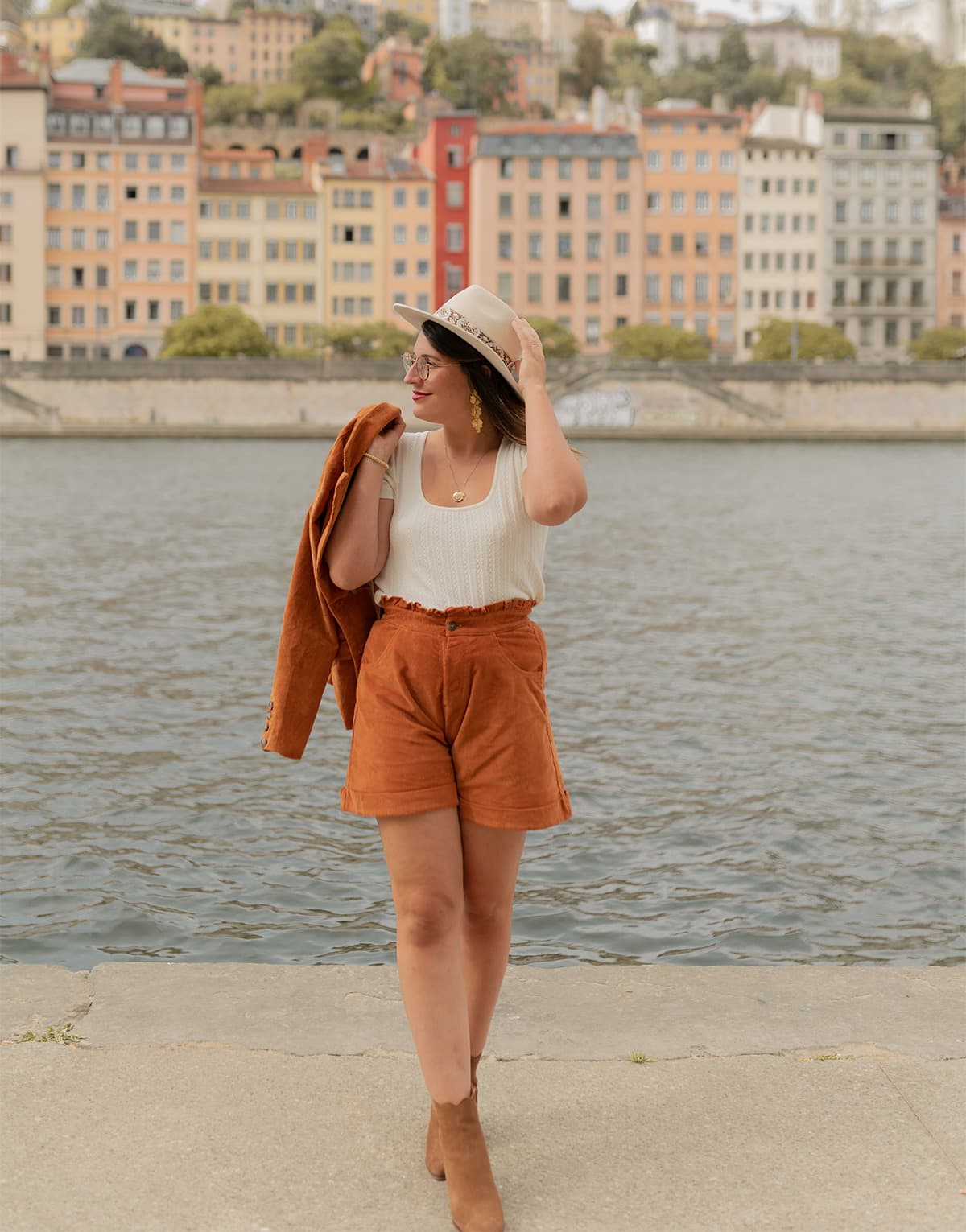 Women's Shorts Céleste Brown
