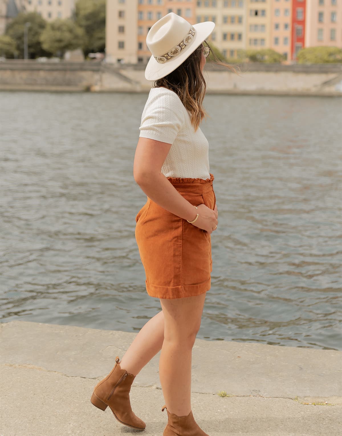 Women's Shorts Céleste Brown