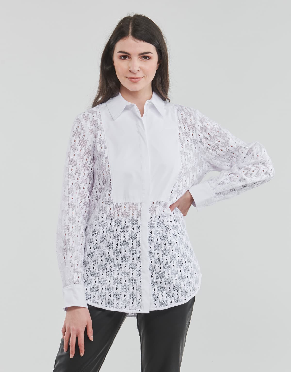 Women's Shirts Karl Lagerfeld White