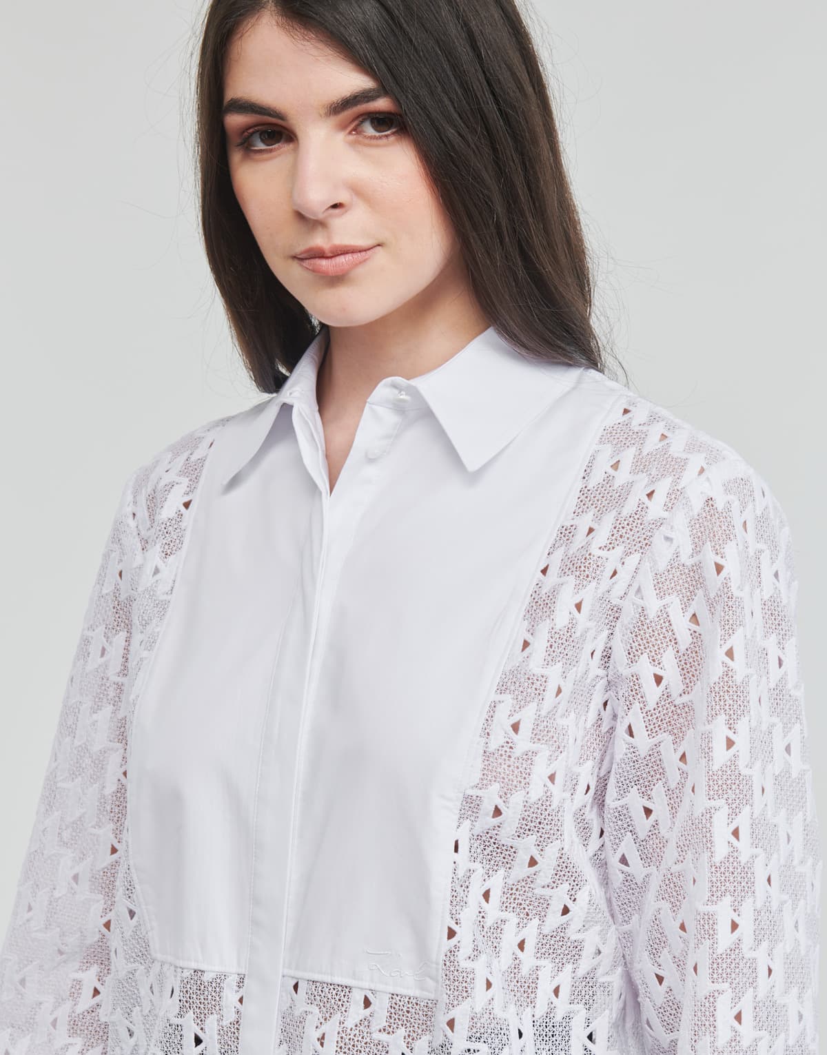 Women's Shirts Karl Lagerfeld White