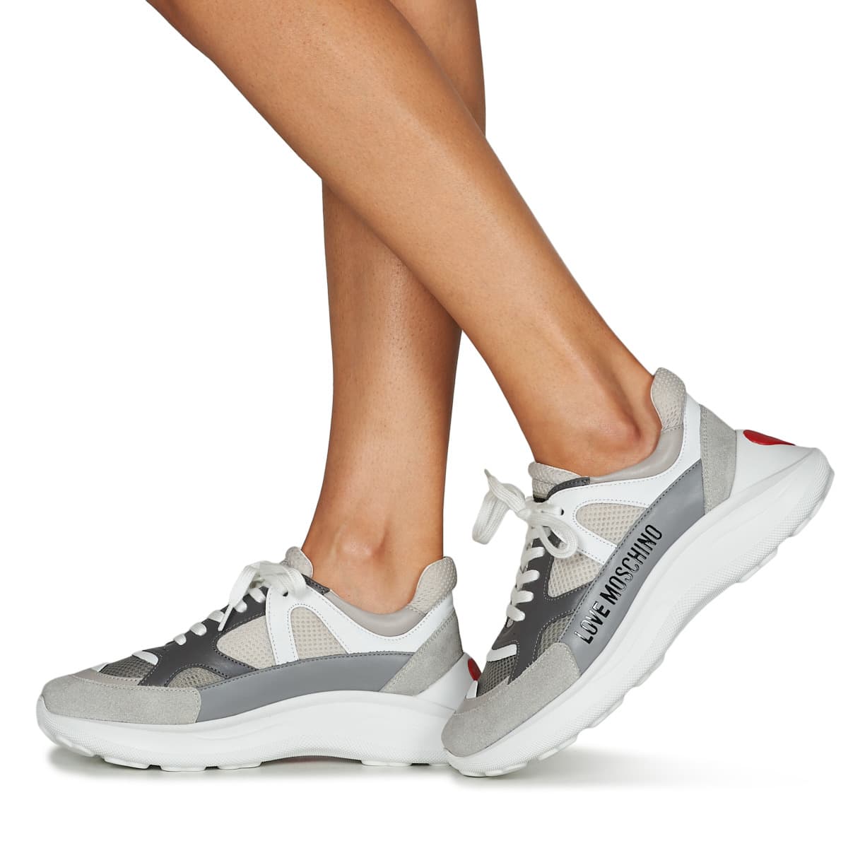 Women's Sneakers Love Moschino Gray