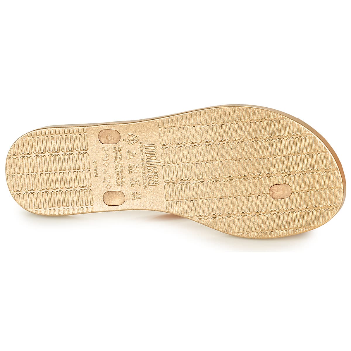Women's Flip Flops Melissa Gold