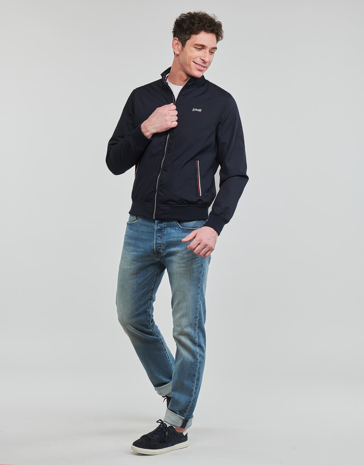 Men's Jackets Schott Blue