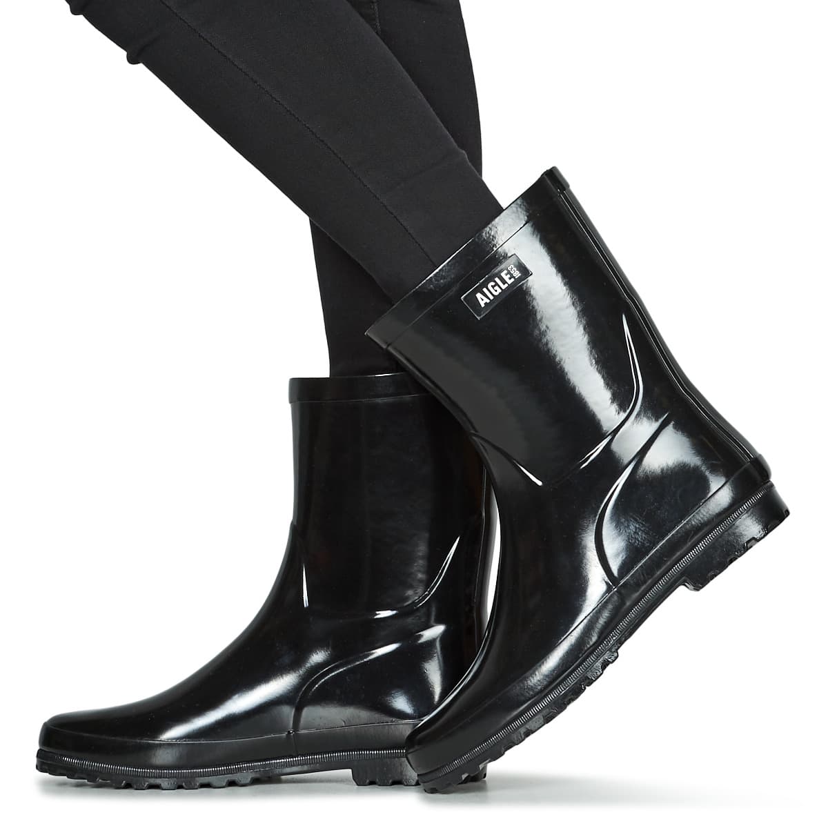 Women's Wellington Boots Aigle Black
