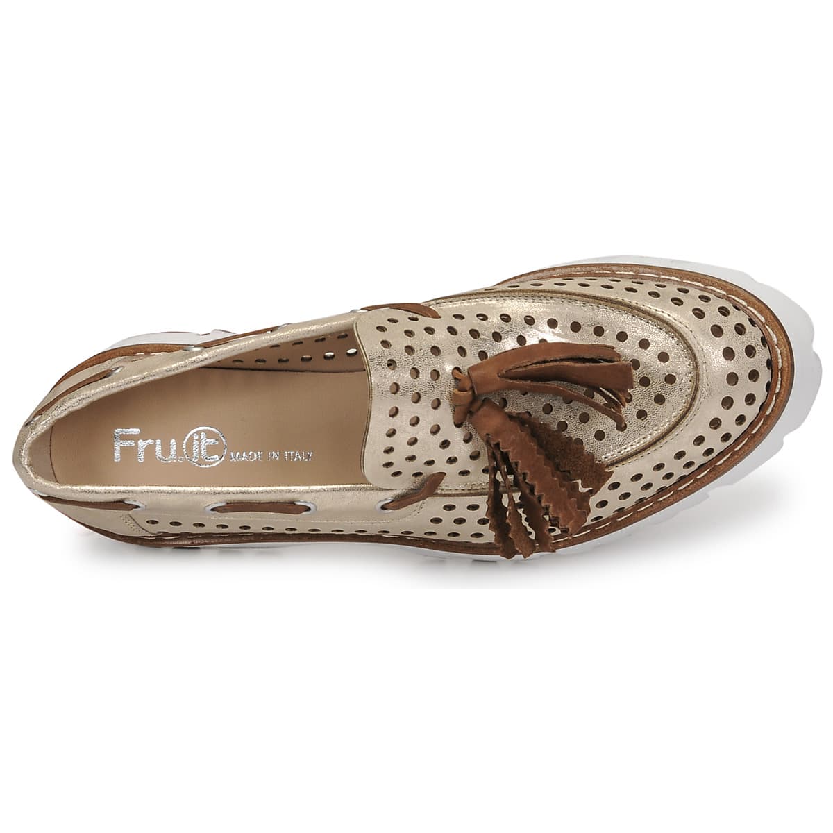Women's Loafers Fru.it Gold